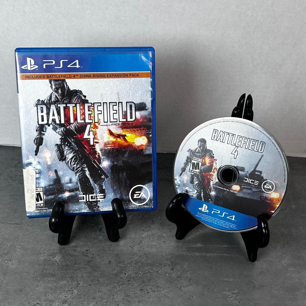 Battlefield 4 PS4 PlayStation 4 EA DICE‎ First Person Shooter Video Game CIB